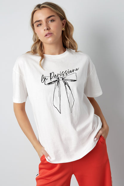 T-shirt la parissiene | wit