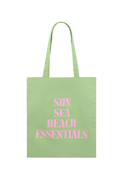 Canvas shopper | groen