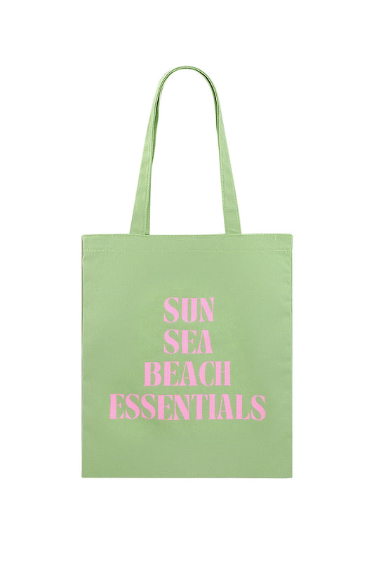 Canvas shopper | groen