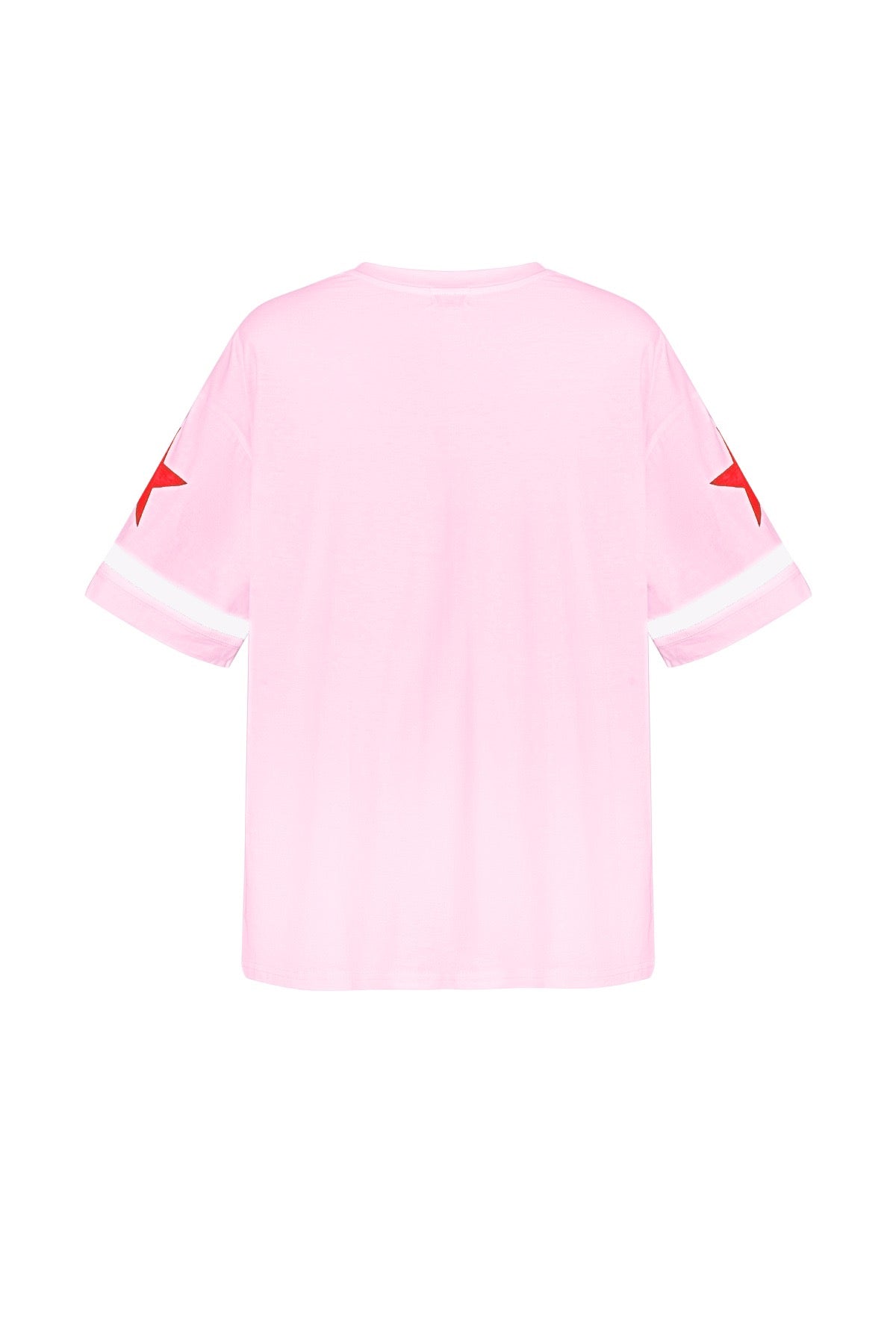 Cotton Vrouwen T-shirt Oversized | Roze
