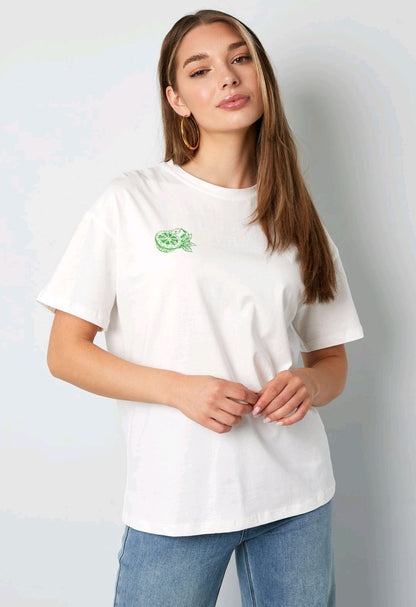 T-Shirt Casual Botanisch
