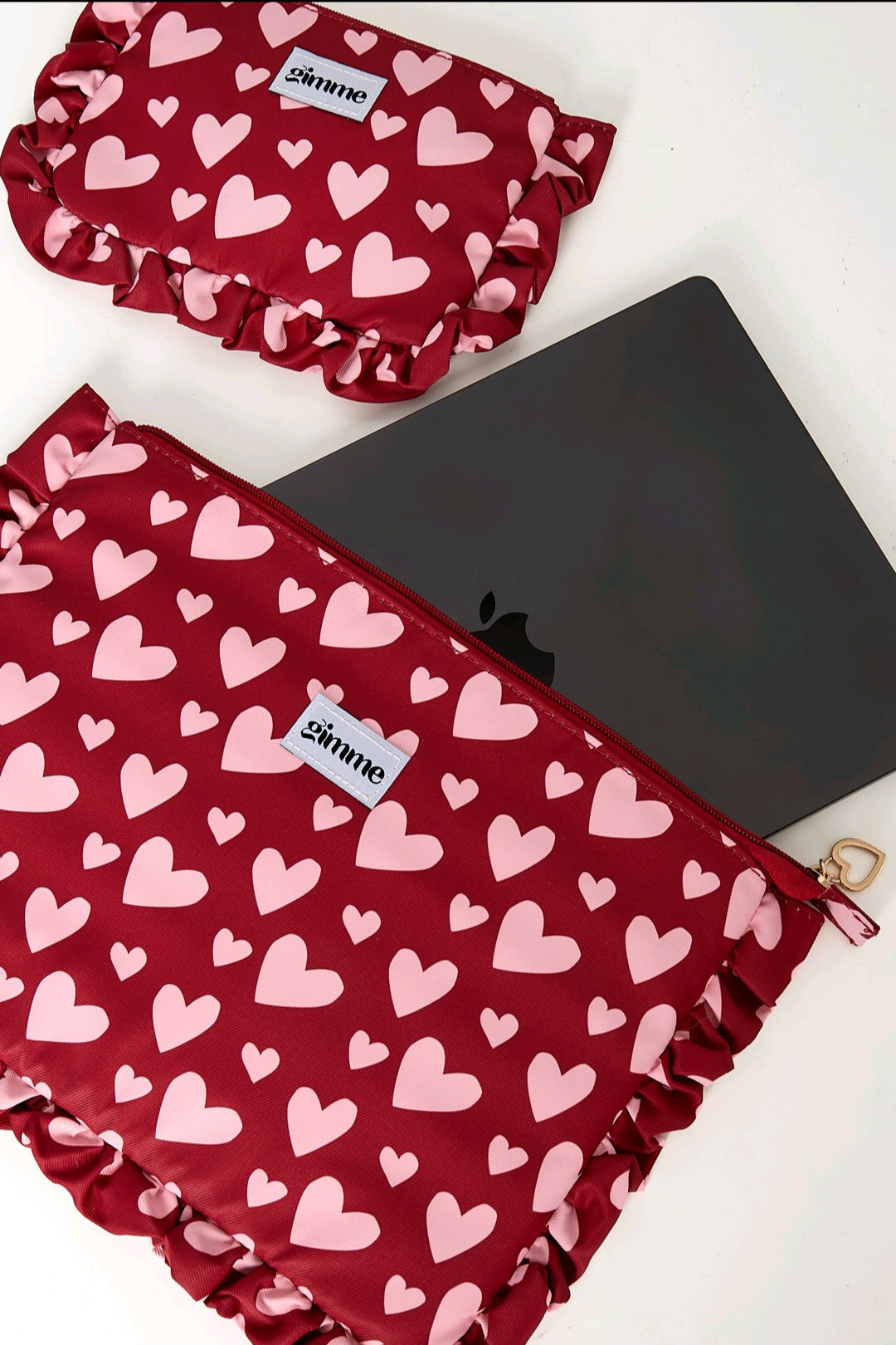 Laptophoes 13 inch | hart patroon