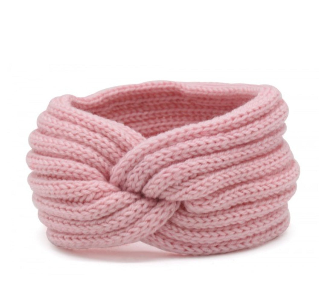 Winterhaarband | Licht roze
