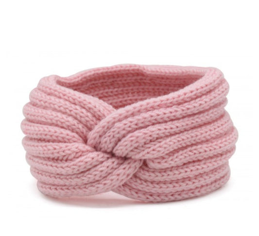 Winterhaarband | Licht roze